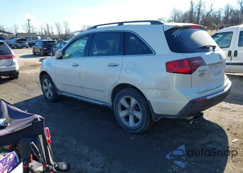 2010 Acura Mdx Technology Package из США, поврежденный, VIN 2HNYD2H67AH505570